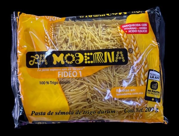 Sopa la moderna fideo 1, caja c/20 pz