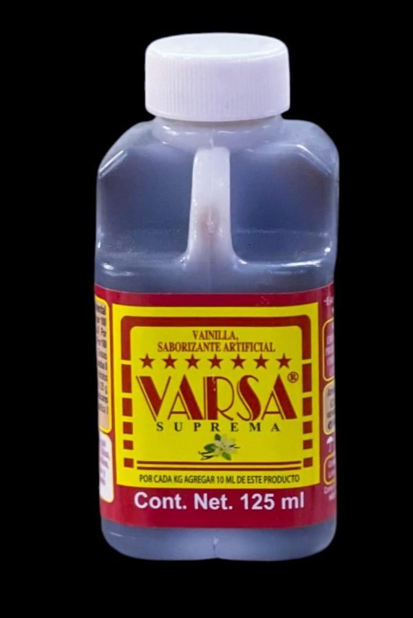 Vainila 125 ml MARCA VARSA, caja c/98 pz